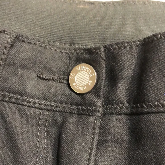 Chico’s So Slimming Stretchy Slim Straight Black Pants - Picture 4 of 8